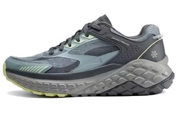 Кроссовки Skechers Sport Lifestyle Shoes Men Low-top Gray-blue-yellow, голубой 232743-slt | dark gray-blue