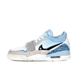 Баскетбольные кроссовки Legacy 312 Vintage Men Low-Top Blue/White/Grey Jordan hq1190-101(team186-星河昭昭) | blue/white