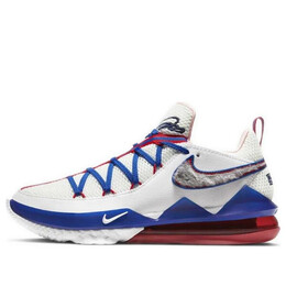 Кроссовки lebron 17 low ep 'tune squad' Nike, белый cd5006-100 | white/white/university red/game royal