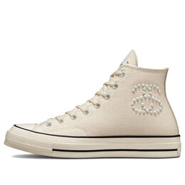 Кроссовки chuck taylor all-star 70 hi 'stussy fossil pearl' Converse, мультиколор a02051c | fossil/natural ivory/black