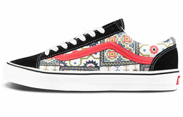 Кроссовки Vans Style 36 Moroccan Tile Check Skate Shoes Black/Red vn0a54f6687