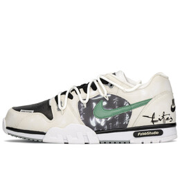 Кроссовки Nike Air Trainer SC Training Shoes Men Low-top Beige/Black/Green, бежевый/черный/зеленый cq9182-106(teama-墨竹) | beige/black/green