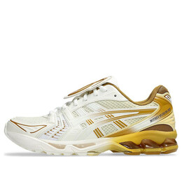 Кроссовки x музейный посетитель гель каяно 14 Asics, бежевый 1203a528-100 | cream/gold