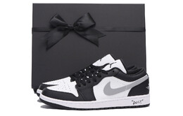 Баскетбольные кроссовки Air 1 Vintage Men Low-Touch Black Grey Jordan 553558-132(team59-男款黑灰二sbox) | silver