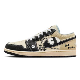 Кроссовки Jordan Air 1 Vintage Low-Top Basketball, черный/темно-желтый hq3437-101(team56-么么儿) | off white