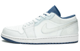 Баскетбольные кроссовки Air 1 Vintage Men Low-Touch Blue/White Jordan 553558-414(team98-男款晴山) | ivory