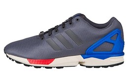 Кроссовки Adidas ZX Flux Lifestyle Shoes Men Low-top Grey/Red/Blue, серый/синий b34136 | gray/blue