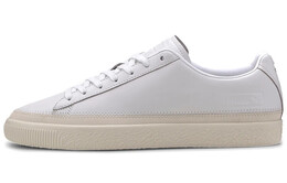 Кроссовки Puma Basket Trim Prm Retro Low Tops Casual Skateboarding Shoes Unisex White 371581-01