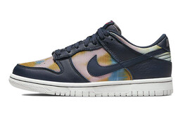 Темно-синие кроссовки Nike Dunk Low Graffiti (GS) dm1051-400