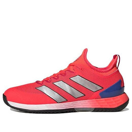 Кроссовки adizero ubersonic 4 tennis shoes 'solar red silver lucid blue' Adidas, красный hq8379 | solar red / silver metallic / lucid blue