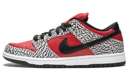 Кроссовки Nike Sb Dunk Low Supreme Red Cement The Design Museum Charity Campaign 313170-600