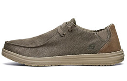 Кеды мужские низкие хаки Skechers 66387-khk