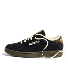 Кроссовки club c 85 x end. 'stout' Reebok, черный if0394 | core black/grout/pale yellow