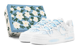 Мужские кроссовки для скейтбординга Nike Air Force 1 Low, светло-синий cw2288-111 | 浅蓝色