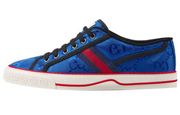 Кроссовки мужские Gucci Tennis 1977, синий / красный 628709 h9h70 4262