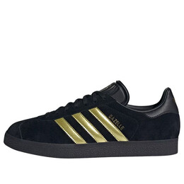 Кроссовки gazelle 'jude bellingham black gold' Adidas, черный jh5703 | core black/gold metallic/core black