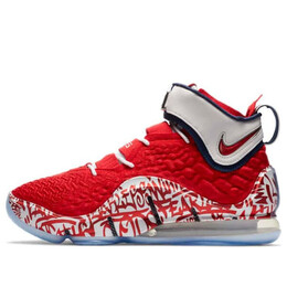 Кроссовки Nike LeBron 17 EP 'LeBron 4 Red Graffiti', красный ct6052-600 | university red/white