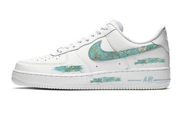 Кроссовки Nike Air Force 1 Skateboarding Shoes Men Low-top White/Turquoise, белый cw2288-111(team10-树) | white