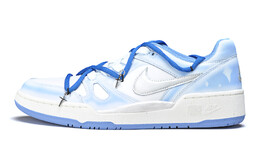 Кроссовки Nike Full Force Skateboarding Shoes Men Low-top White/blue, синий fb1362-100(team351-男款images) | blue