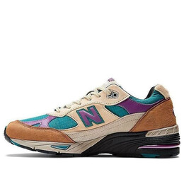 Кроссовки 991 'made in uk palace teal' New Balance, мультиколор m991pal | teal/brown/beige