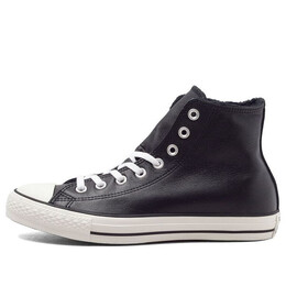 Кроссовки chuck taylor all star 'black leather fur' Converse, черный 154134c | black