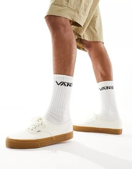 Белые кроссовки на резиновой подошве Vans Authentic 134327532 | white