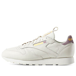 Кроссовки classic leather vintage 'chalk orchid' Reebok, белый dv4083 | white