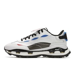 Кроссовки Fila KM2 Lifestyle Shoes Men Low-top Bright White / Rain Mist Gray, серый f12m433105fbn | bright white / rain mist gray