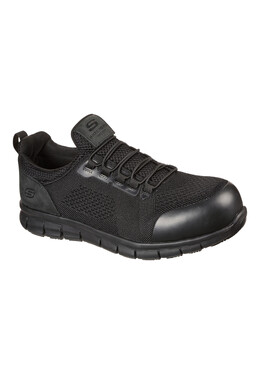 Низкие кроссовки Skechers Sicherheitshalbschuh SYNERGY OMAT, черный 3023684 | schwarz