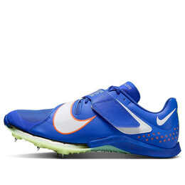 Кроссовки air zoom long jump elite Nike, синий ct0079-400 | racer blue/safety orange/white