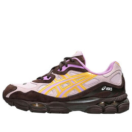 Кроссовки x pleasures gel-nyc 'pink brown' Asics, розовый 1203a622-700 | pink/yellow/brown