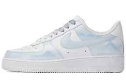 Мужские кроссовки для скейтбординга Nike Air Force 1, White/Blue cw2288-111(team拾柒-男款光变江南烟雨冰蓝) | white/blue