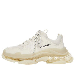 Кроссовки triple s sneaker 'clear sole - beige' Balenciaga, бежевый 541624w2ga19100 | cream