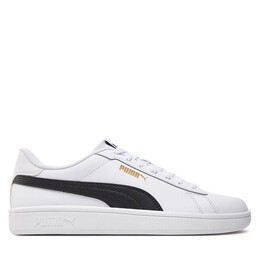 Кроссовки Puma Smash 3.0 390987-11 Puma White/Puma Black/Puma Gold, белый 264014 | blanco