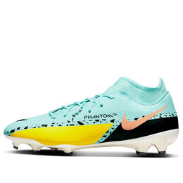 Кроссовки phantom gt2 academy df fg mg 'lucent pack' Nike, мультиколор dc0797-407 | glacier ice/yellow strike/sunset glow/black