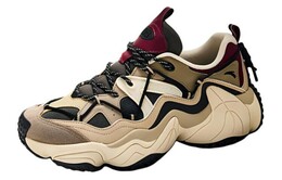 Кроссовки Anta Chunky Sneakers Men Low-top Finch Tea Brown/oatmeal White/lychee Red, коричневый 112418853-4 | brown/white