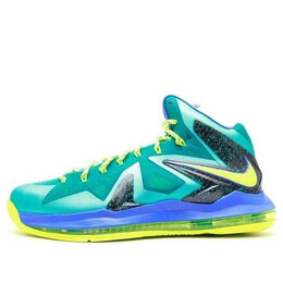 Кроссовки lebron 10 p.s. elite 'sport turquoise' Nike, мультиколор 579827-300 | sport trq/volt-violet force