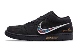 Баскетбольные кроссовки Air 1 Vintage Men Low-Top Black Jordan fd8635-001（teamone-陀飞轮黑色） | black