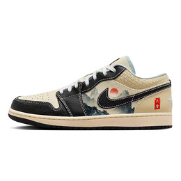 Баскетбольные кроссовки Air 1 Vintage Men Low-Top Black/White Jordan hq3437-101(team181-腊梅寒雪) | black