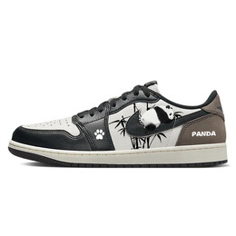 Баскетбольные кроссовки Air 1 Vintage Men Low-Top White/Black Jordan cz0790-102(team56-爬树么么儿) | black