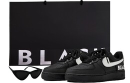 Мужские кроссовки для скейтбординга Nike Air Force 1, Black cw2288-001(team55-哑光swoosh银) | black