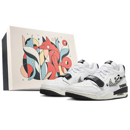 Баскетбольные кроссовки Legacy 312 Vintage Men Low-Top Black/White Jordan cd7069-110(team40-害羞熊猫s-box) | black/white