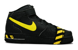 Кроссовки Nike Air Force 1 Skateboard Shoes Men Mid-Top Black dq7666-001(teamone-af警戒男）