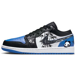 Баскетбольные кроссовки Air 1 Vintage Men Low-Top White/Blue Jordan 553558-140(team56-旋风小熊猫) | blue