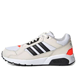 Кроссовки в стиле 90-х Adidas, бежевый fz1456 | light cream/white/black/orange
