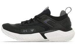 Кроссовки Project Rock 5 мужские низкие черные/белые Under Armour 3025435-003