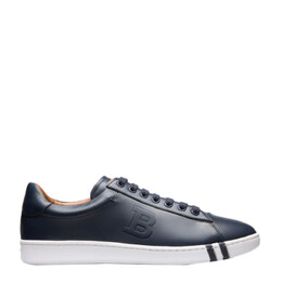 Мужские темно-синие кроссовки Bally Asher 6205252 из телячьей кожи, синий 7309600030780 | blue