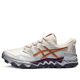 Кроссовки гелевые fujitrabuco 8 золотистые Asics, белый 1011b256-101 | white/gold