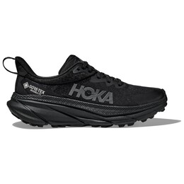 Challenger 7 gtx - женские кроссовки для бега по пересеченной местности Hoka, мультиколор 123-1672 | black / black