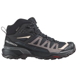 Женские кроссовки x ultra 360 mid gtx - походные кроссовки Salomon, мультиколор 119-0817 | black / plum kitten / shale